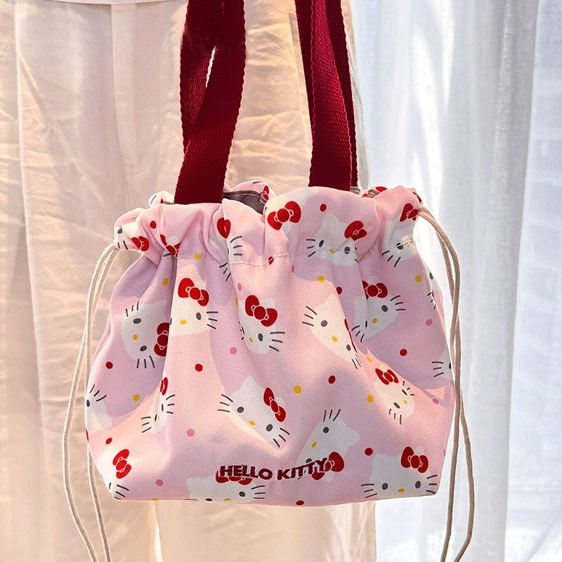 Kawaii Tech Accessories - Cute Cinnamoroll Print Lunch Bag for