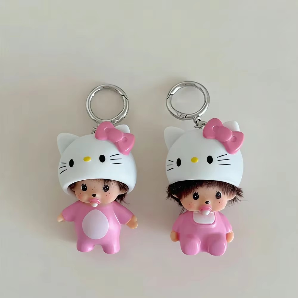 Sanrio Monchhichi Keychain 6pc - Kawaii Tech Accessories 评论和价格