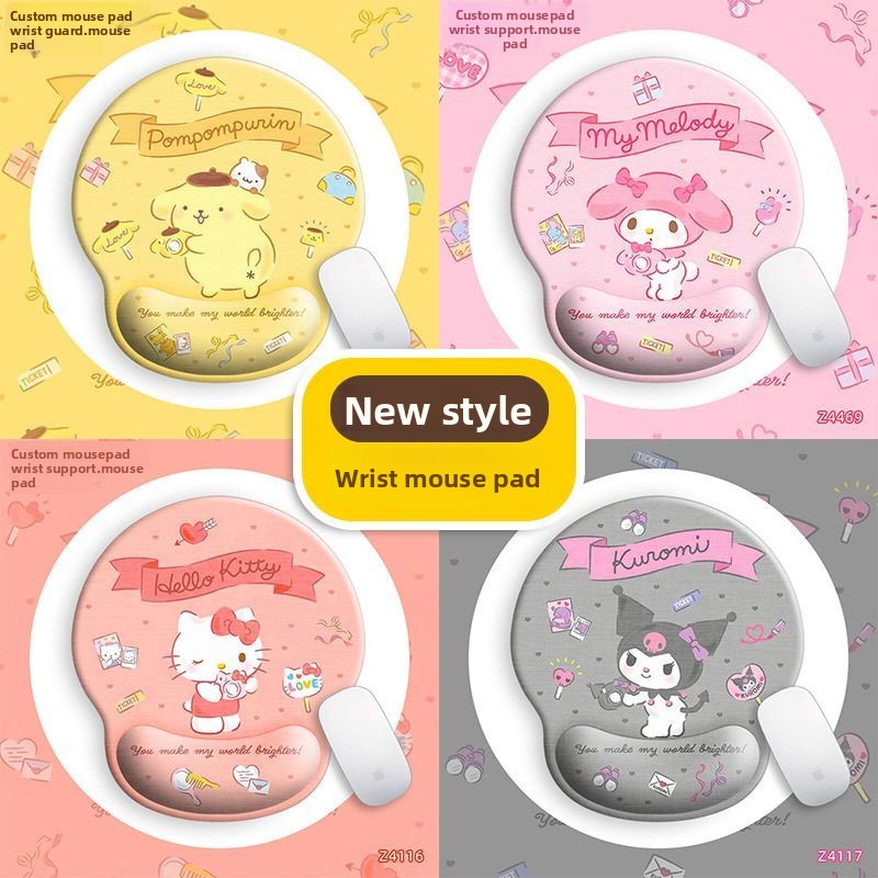 Cute Character Wrist Mouse Pad - Kawaii Tech Accessories 评论和价格