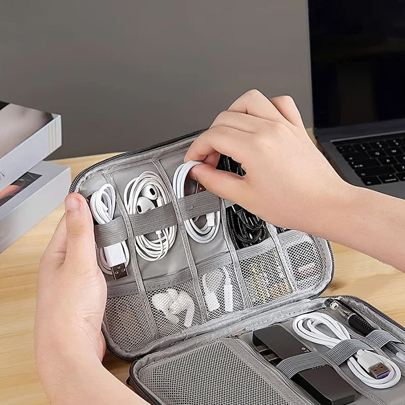 1 Pack Portable Electronic Acc - Tech Accessories Travel Organizer Pouch 评论和价格
